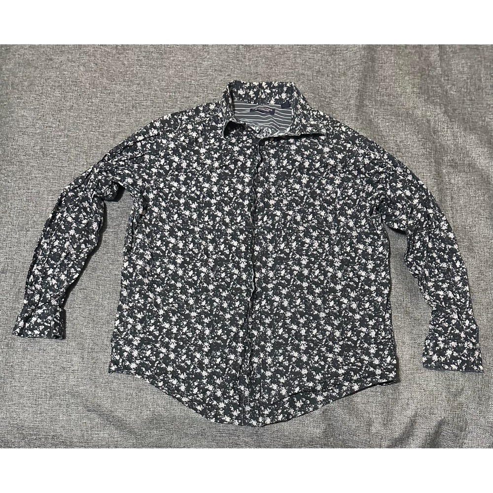 Roundtree & Yorke‎ Men's Size L Floral Long Sleeve Shirt